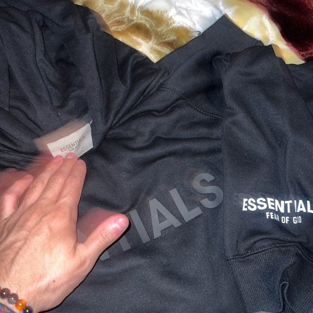 Fear of God Essentials Pullover Hoodie Applique Logo